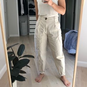 high waisted parachute pants for womens